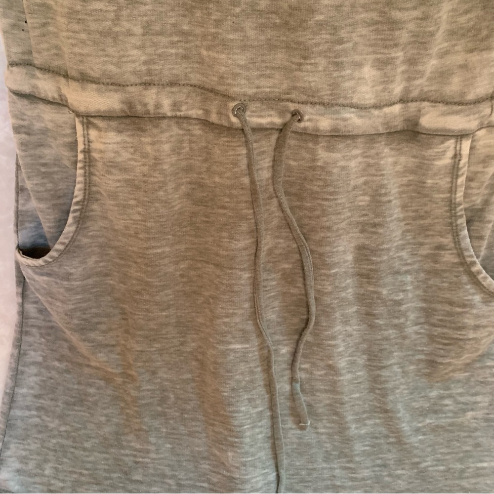 te Verde Gray Stonewashed Drawstring Sundress Size Small - Picture 3 of 5